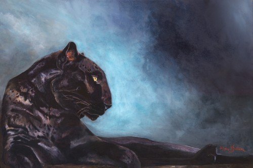“The Thinker Black Panther”