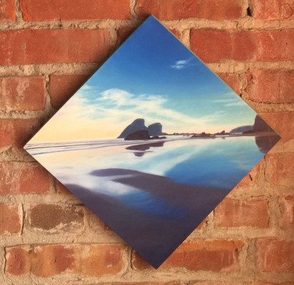 “Camel Rock, Northern California” Oil on canvas, 12 x 12 inches, Signed