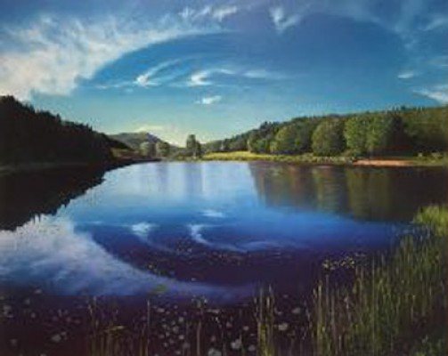 “Little Long Pond” Oil on canvas, 48 x 60 inches, Signed