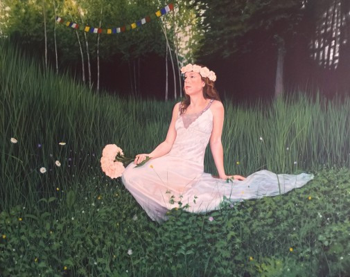 “Summer Wedding” Oil on canvas, 48 x 60 inches, Signed