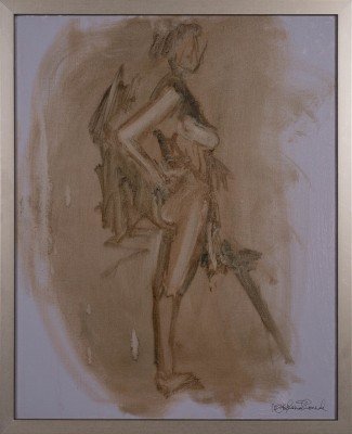 “Figure III” Oil on canvas, Signed