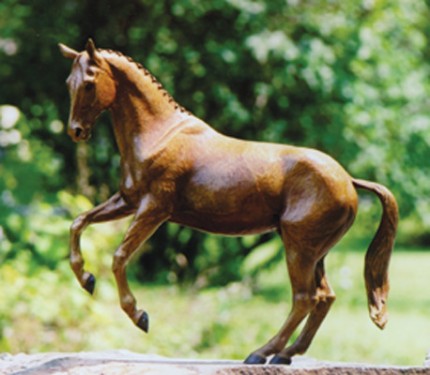 “Canter Piroette” Bronze, 16 x 18 inches, Signed