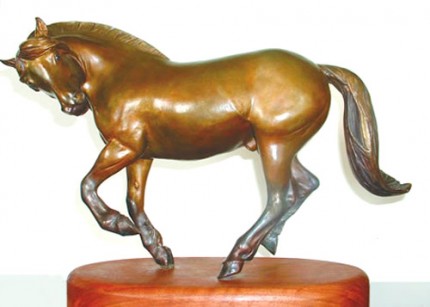 “Fjord at Play” Bronze, 10 x 15 inches, Signed