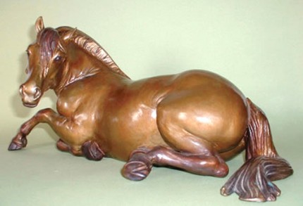 “Fjord at Rest” Bronze, 6.5 x 14 inches, Signed