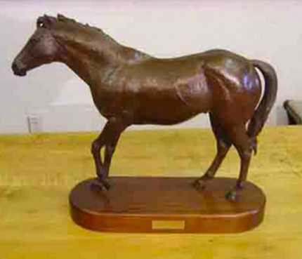 “Raise A Native” Bronze, Edition: 29/75, 15 x 20 inches, 28 lbs, Signed & Numbered