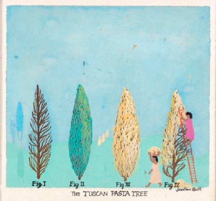 The TUSCAN PAST A TREE