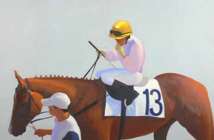 "HK (Hong Kong) Number 13" 2006, Oil on panel, 13 x 20 inches