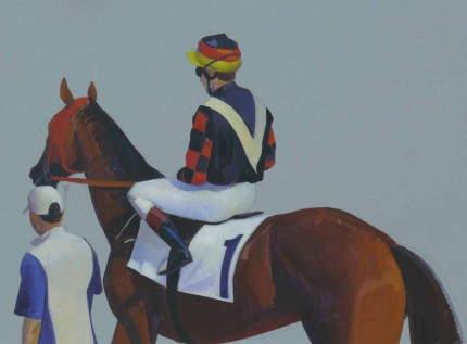 "Untitled" 2007, Oil on paper, 10 x 14 inches
