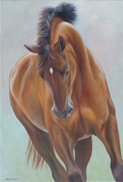 "Mannerist" 2010, Oil on canvas, 24 x 36 inches, Signed