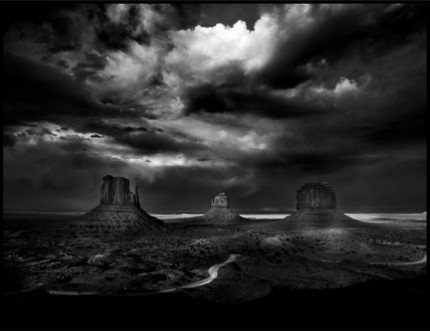 Monument Valley, 2008, Limited Edition of 25. 12x16 inches, Limited Edition of 25. 22x28 inches, Limited Edition of  8. 44x52.5 inches, Printed on Hahnemuhle Photo Rag 308g Fine Art Archival paper.