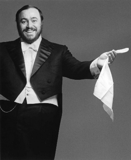 “Luciano Pavarotti, 1977” Song Portfolio, 20 x 24 inches | Sold Individually or as a Portfolio of Ten Portraits