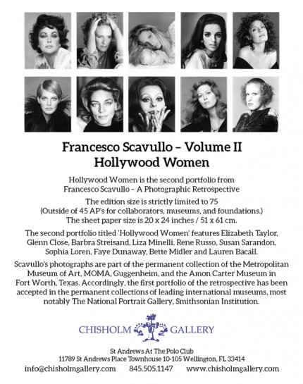 “Hollywood Women” Suite of Ten Portraits