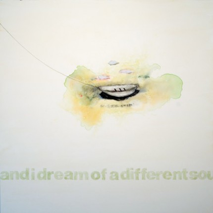 "And I Dream of a Different Soul" m/m, 36 x 36 inches