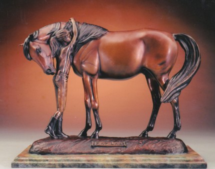 “First Love” Edition: 2/27, Bronze, 14.5 x 7.25 x 12.25 inches, Signed