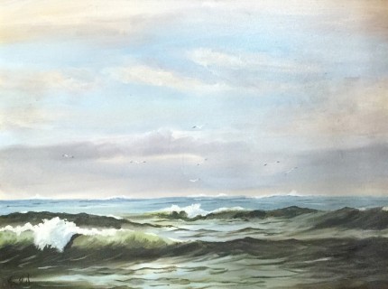 “Forever and a Day” Oil on board, 18 x 24 inches, Signed