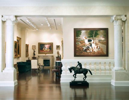 “Le Grand Jockey” Bronze with dark brown patina, 37.25 x 43 x 13 inches, Signed on base, Signed with the editeur’s name and address on base: ‘BOUDET 43 RUE DES CAPUCINES’
