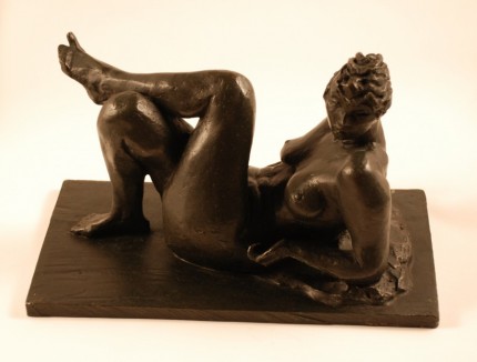 "Pagan" c. 1920, Bronze, 7 ½ x 12 ¾ x 6 ¾ inches