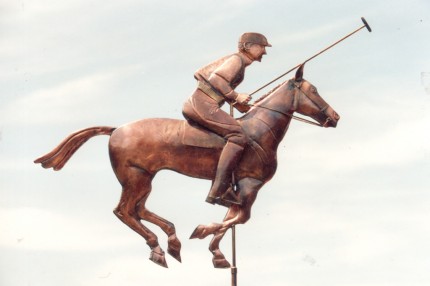 “Polo Weathervane” Custom Orders Available