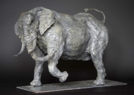 “African Elephant” Limited Edition: 12, Bronze, 60 x 30 x 45 cm, Signed