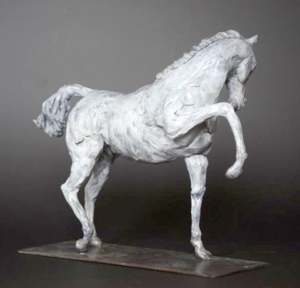 “Arabian White” Limited Edition: 12, Bronze, 22 x 30 x 12 cm, Signed