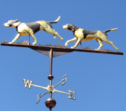 Foxhounds Running Weathervane