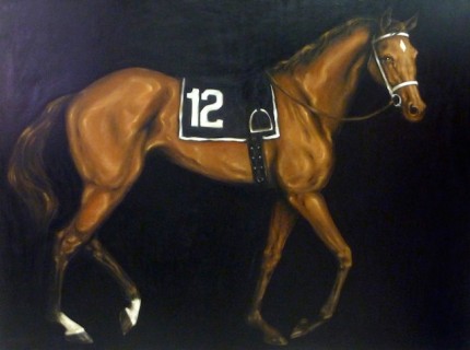 “Number 12” Oil on linen, 48 x 64 inches, Signed