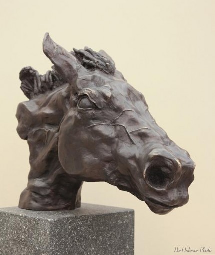 "Horse Head" Bronze, Edition of 6, 35 x 34 x 17 cm