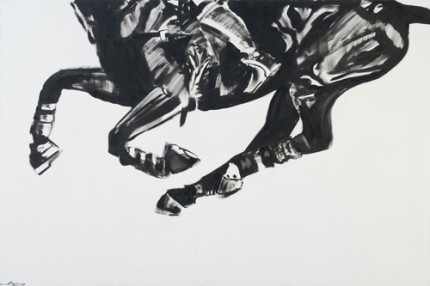 “Balance” Oil on canvas, 60 x 72 inches, Signed