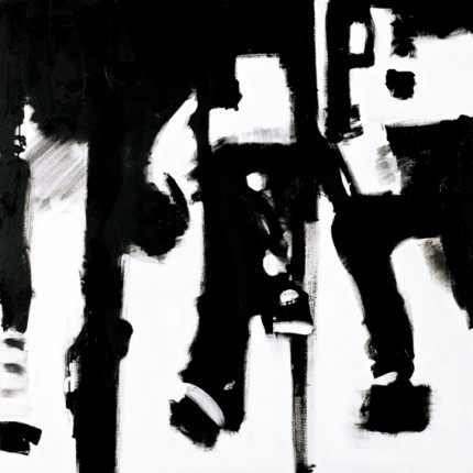 “Dark Motion” Oil on canvas, 48 x 48 inches, Signed