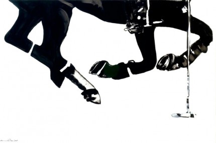 “Lift” Oil on canvas, 48 x 72 inches, Signed