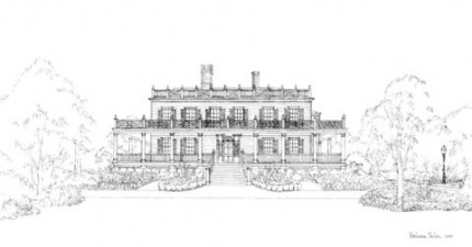 Gracie Manison line drawing