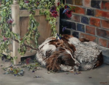 “Shooting Break” 2009, Oil on canvas, 14 x 18 inches, Signed. Original is Sold, Limited Edition Prints Coming Soon.