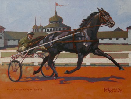 “The Great Dan Patch” Acrylic on canvas, 16 x 20 inches, Signed