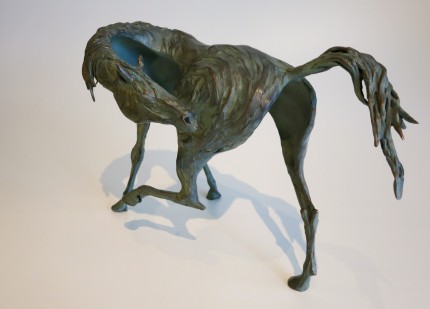 “Wild Itch” Lost wax bronze, Series of 10, 9.5 x 15 x 5 inches, Signed & Numbered