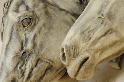 Original life size stoneware wall sculpture 2010