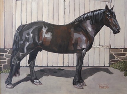 “Prinz” Acrylic on canvas, 30 x 40 inches, Signed