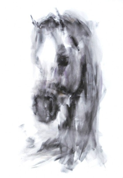 "Gala" Pastels on quality white art board, 27" x 39" Signed