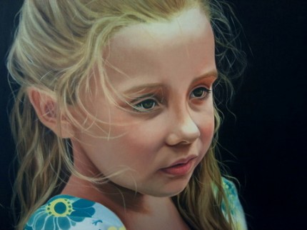 Annabelle, oil on canvas, 12" x 16"