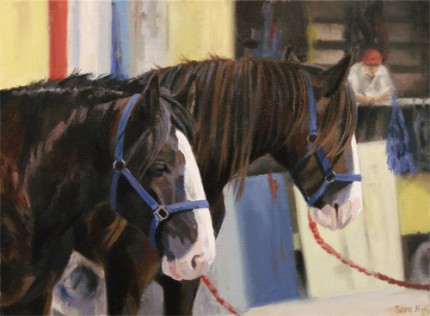 Fair Days, Oil on Canvas, 16 x 12"