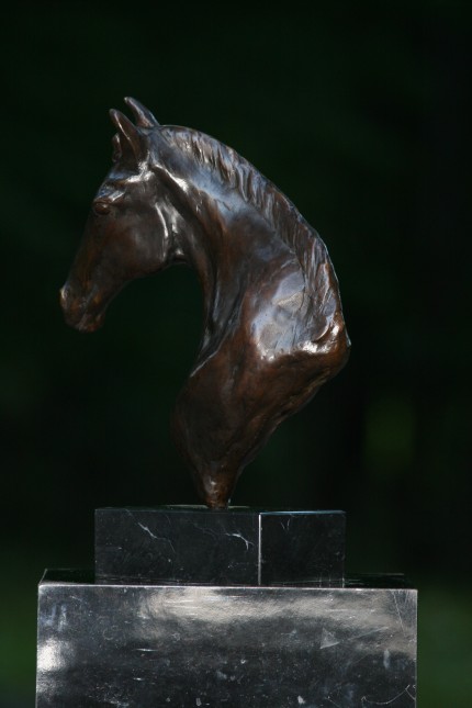 “The Prophet” (Back view) Bronze, 2 A/P, Edition of 15, 14 x 11 x 5 inches