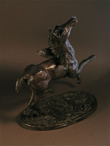 "Little Angel" Bronze, 2 A/P, Edition of 25, 11 x 10 x 5 inches