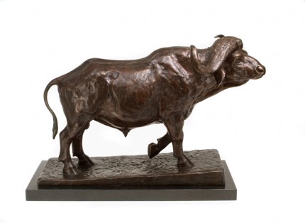 Buffalo Bull, Bronze, Edition of 12, 41 x 68 x 31 cm