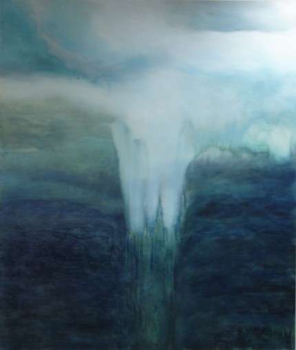 "Melting" Oil on canvas, 67 x 57 inches, Signed