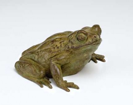 Toad, Bronze, Edition of 12, 6 x 12 x 7 cm