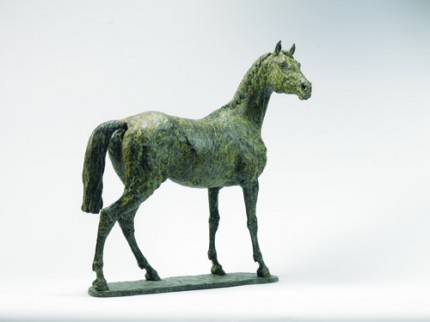 "Thoroughbred" Bronze, Edition of 12, 21.7 x 18.9 inches
