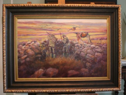 “Driven” Oil on canvas, 20 x 30 inches, Signed