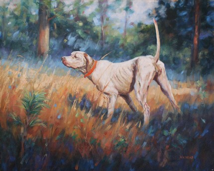 “Now It’s Up To You” Oil on canvas, 24 x 30 inches, Signed
