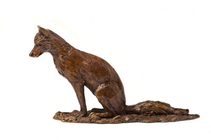 Little Fox, Bronze, Edition of 9, 12 x 23 x 7 cm