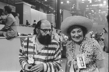 Allen Ginsberg & Bella Abzug, Poet and politician, At the Democratic Convention, Miami Beach, 1972