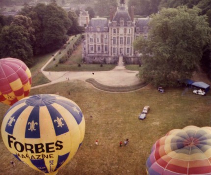At the Forbes castle in Normandy